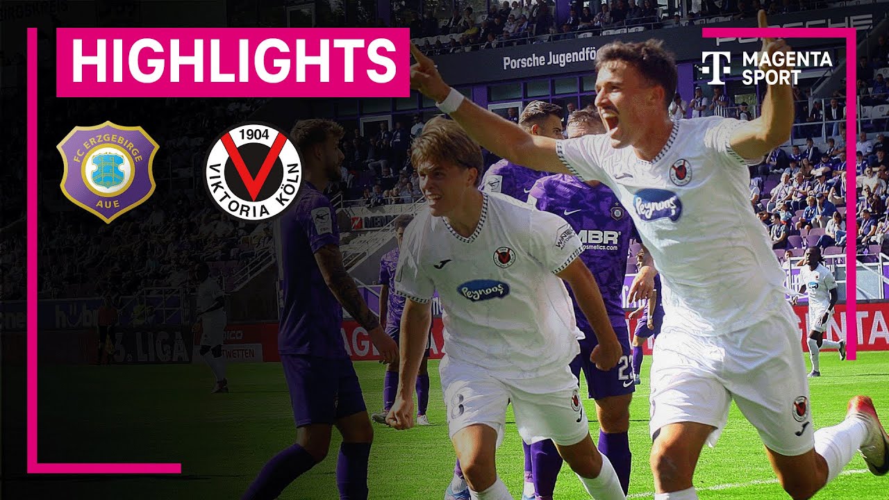 Erzgebirge Aue - FC Viktoria Köln | Highlights 3. Liga | MAGENTA SPORT