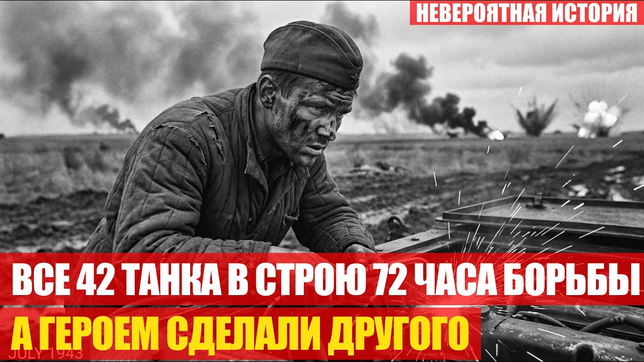 МЕХАНИК ЧИНИЛ ТАНКИ ПОД ОГНЁМ 3 СУТОК БЕЗ СНА: починил 14 машин — в донесении героем назвали ДРУГОГО