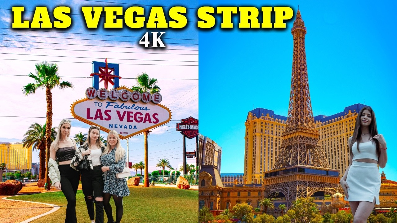🚨LAS VEGAS STRIP 4K Walking Tour 2025 &ndash; INSANE Luxury & Crazy Scenery! 😱🎰