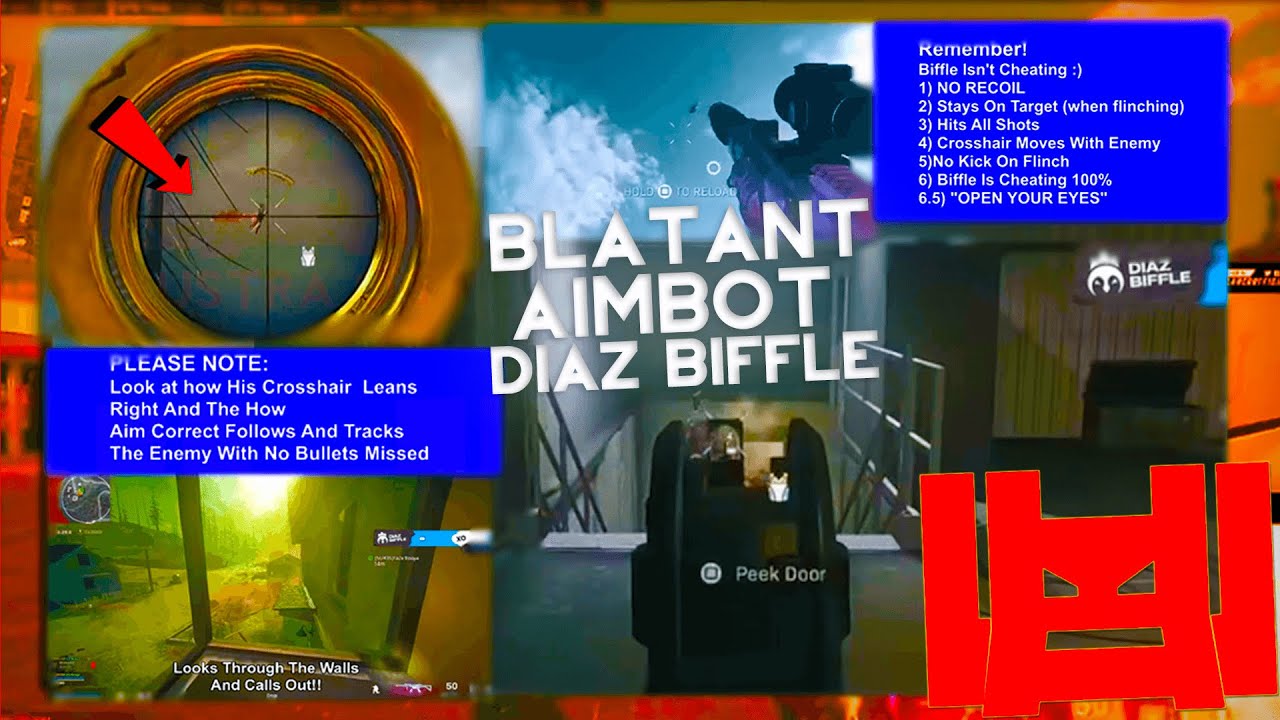DAILY BLATANT SUS MOMENTS OF DIAZ BIFFLE!!! (AIMBOT??) *WARZONE* #UstraOG