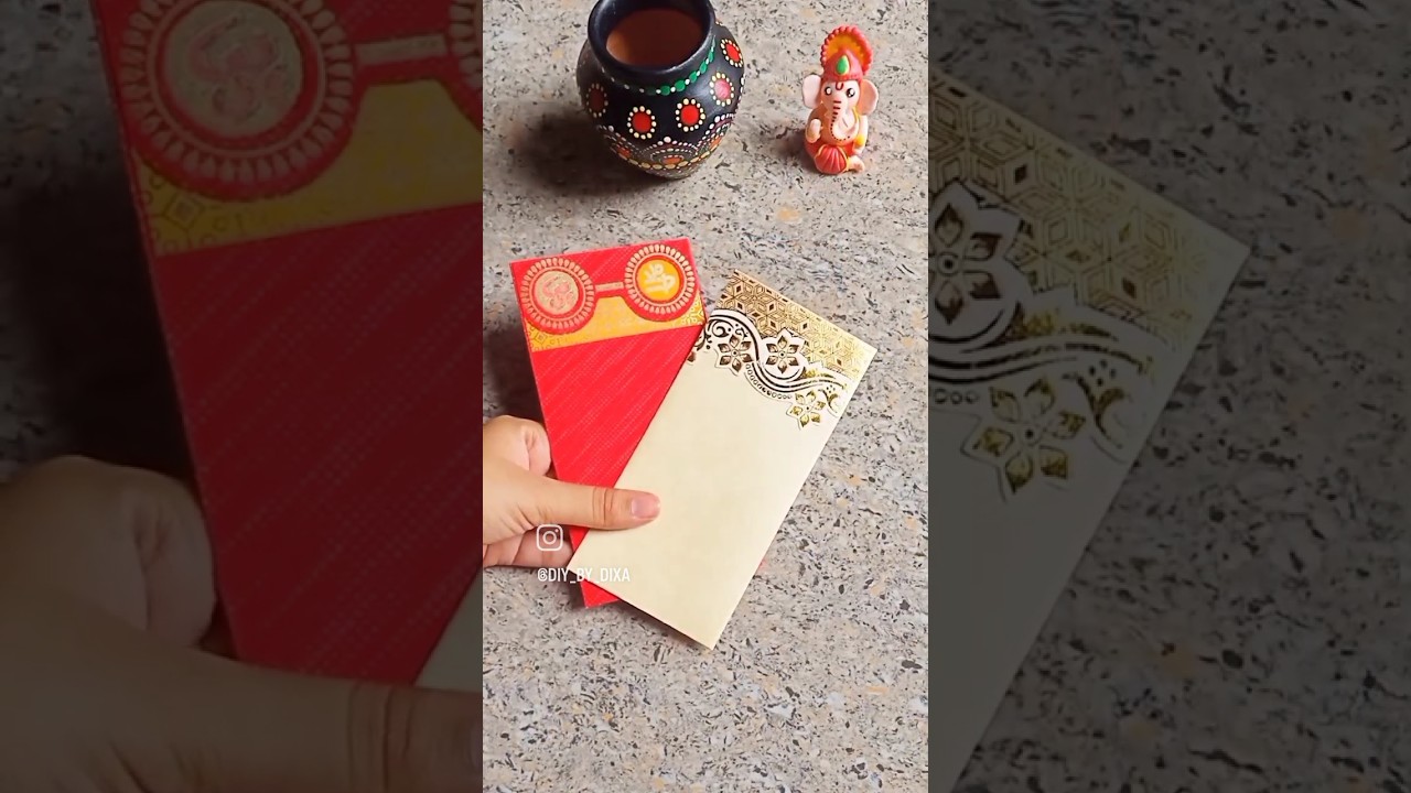 wedding card recycle ideas #shorts #origami #recycle #craft #diy