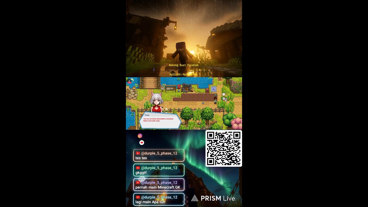 Test Live Potret