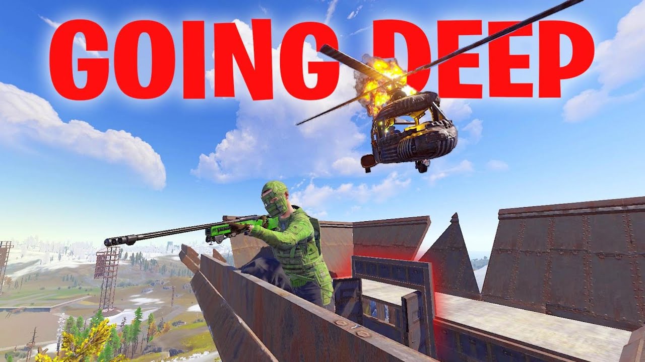 RUST solo going deep on a clan (BOX OF ROCKETS) Vanilla