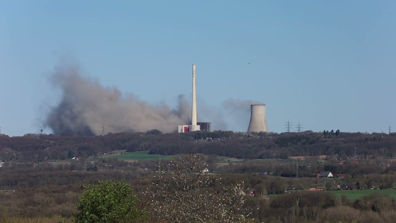 Sprengung Kraftwerk Ibbenbüren