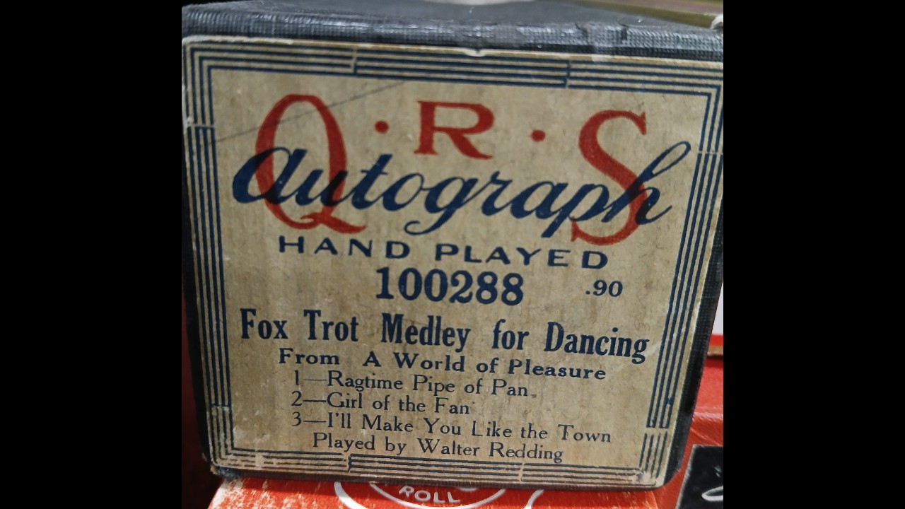 Fox Trot Medley for Dancing on QRS Player Piano Roll 100288