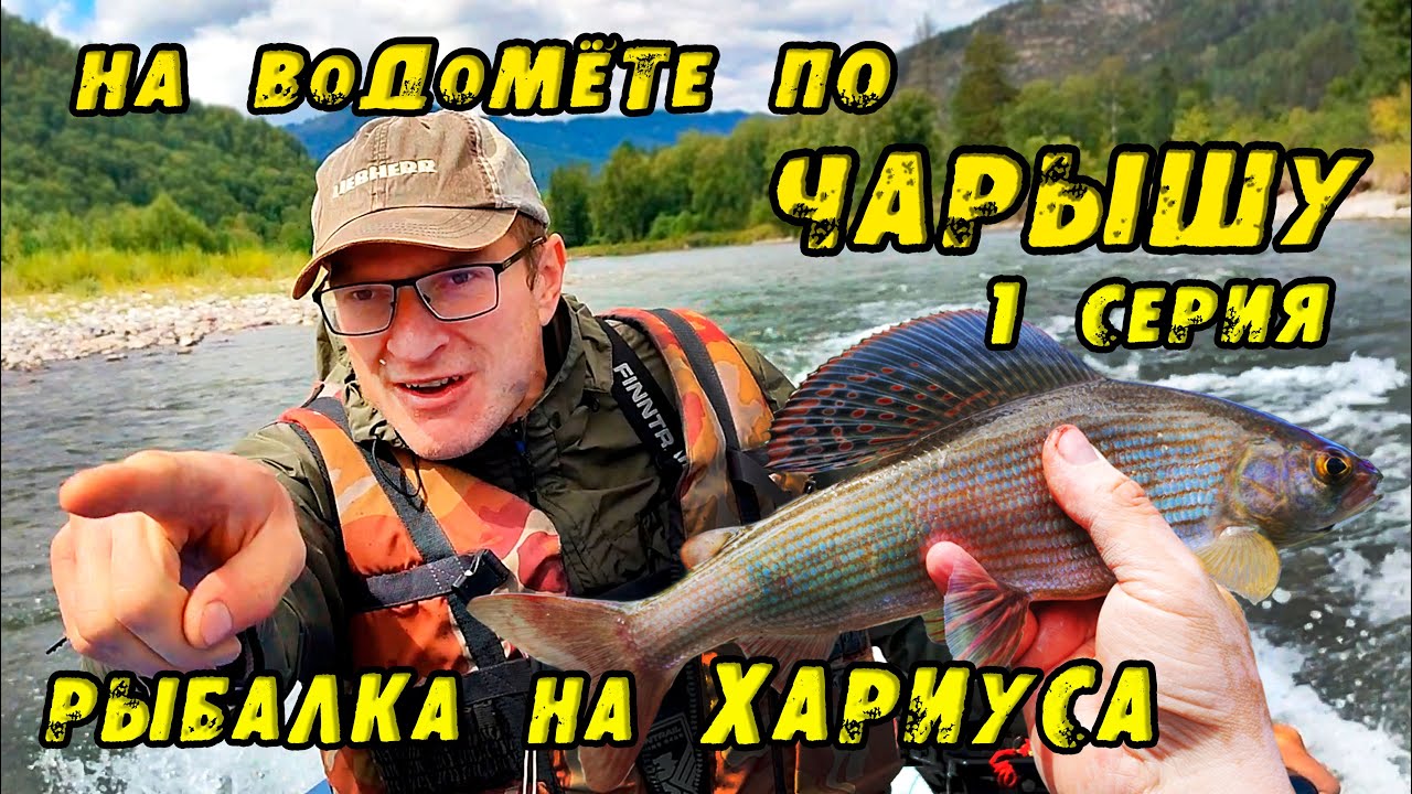 ЛУЧШАЯ рыбалка сезона по ХАРИУСУ! КРУПНЫЙ ХАРИУС НА ТАЁЖНОЙ РЕЧКЕ. На ВОДОМЁТЕ по Чарышу. 1 Серия