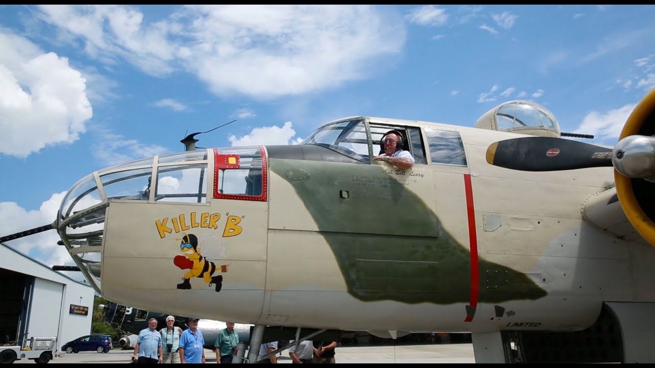 After 70 years, World War II Pilot Flies the B-25 again!