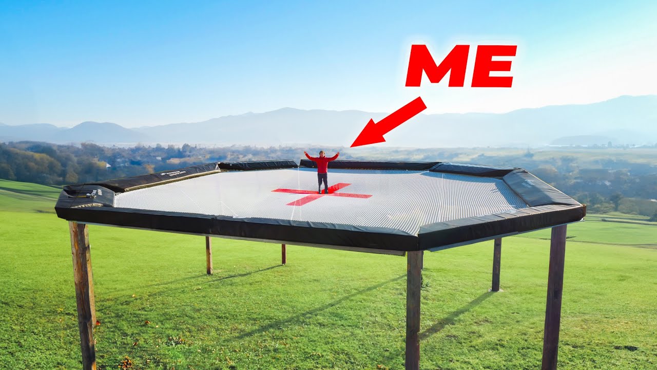 We Tried The WORLD’S BIGGEST Trampoline