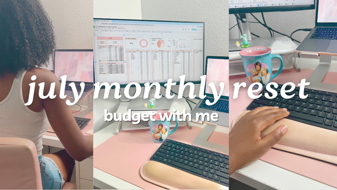MONTHLY RESET | JULY 2025 BUDGET | Budget With Me | How to Budget for Beginners | MONETS MONEY