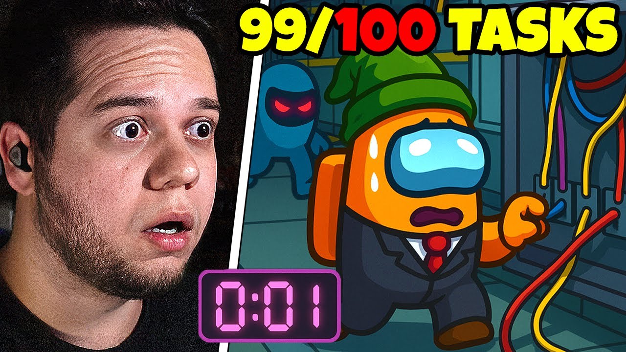 Among Us com 100 TAREFAS?! Isso é impossível!