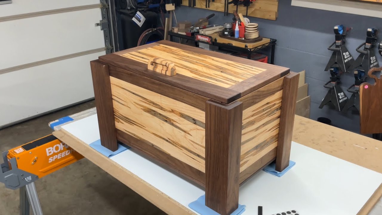 Ambrosia & Walnut Storage Chest Build (Full Video)