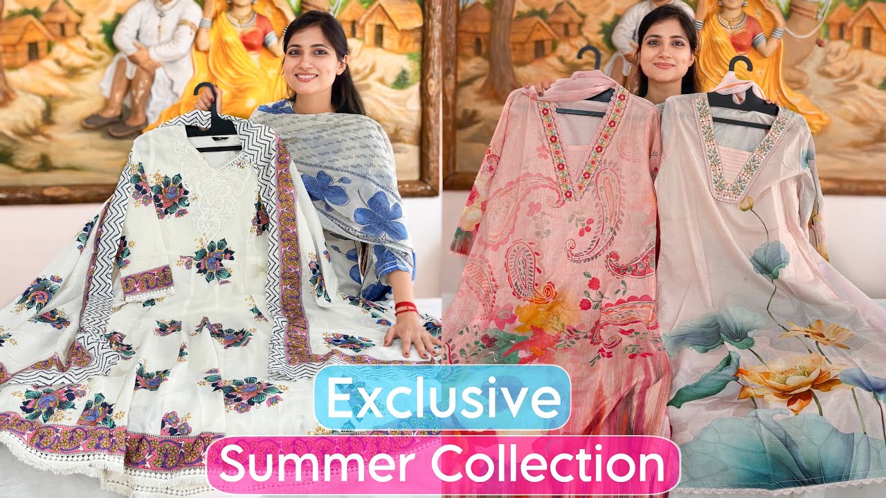 Shop Premium Kurtis, Cotton Suits, Muslin & Chinnon Suits | Designer Summer Collection