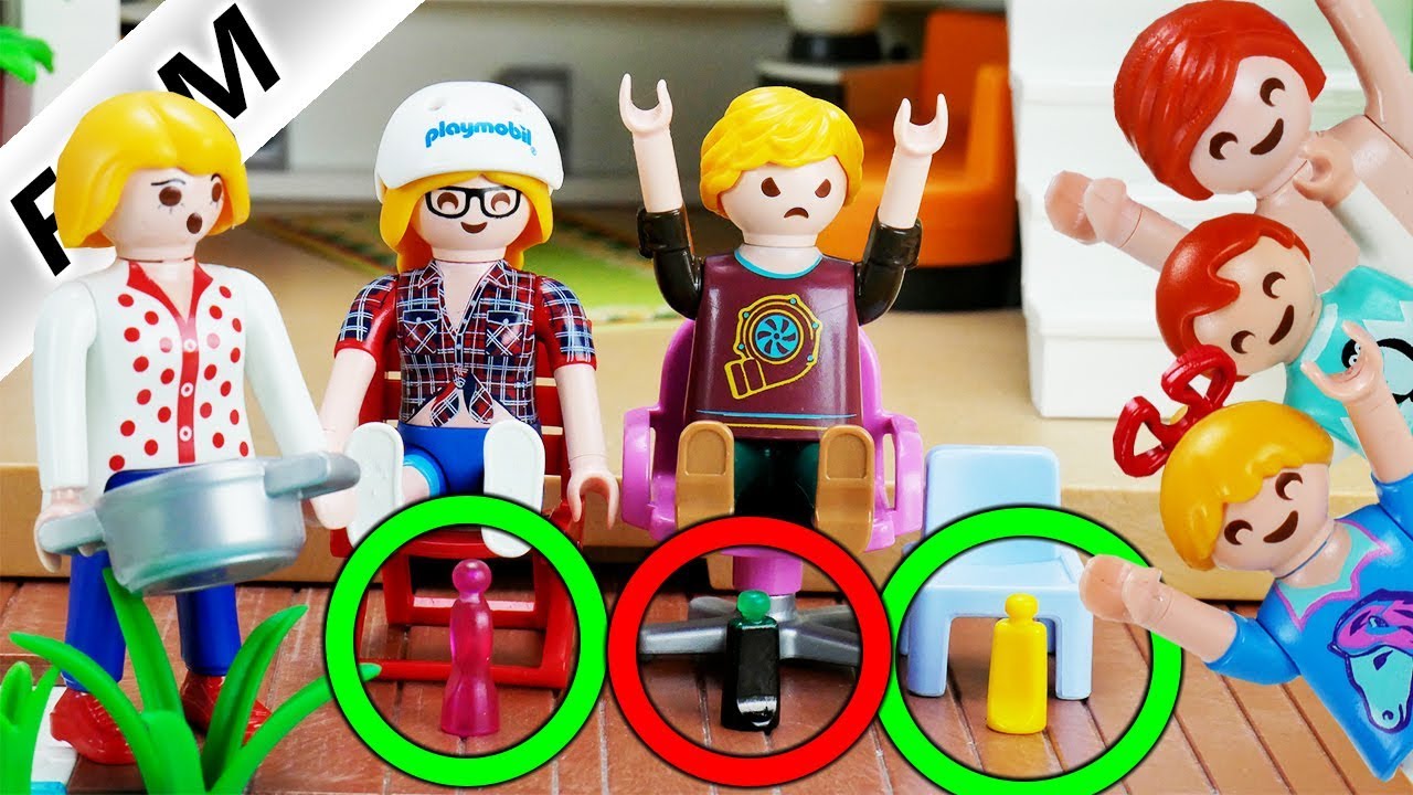 Playmobil Film deutsch SLIME CHALLENGE mit MAMAS KOCHCLUB Wähle nicht falschen Stuhl! Familie Vogel