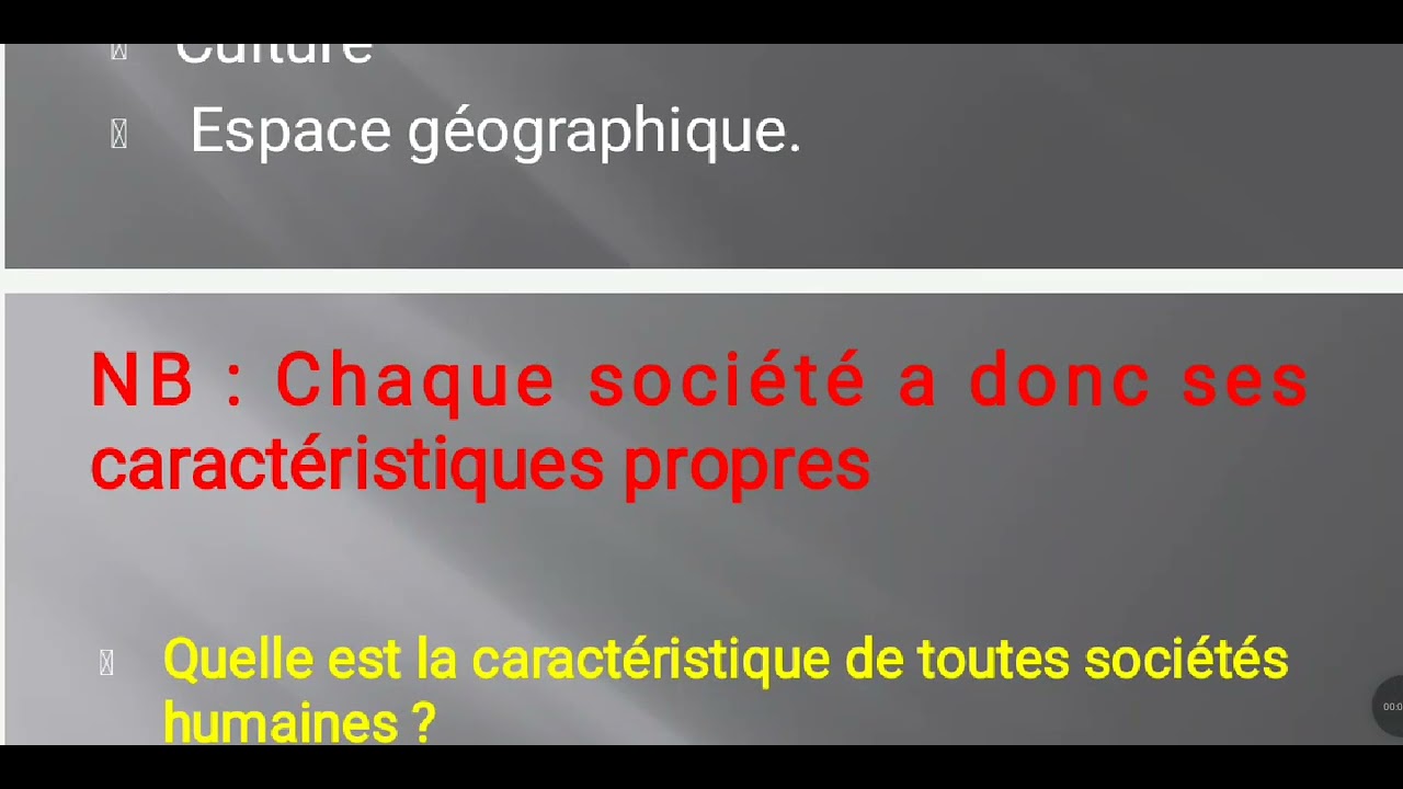 sciences sociales en r&eacute;sum&eacute; classe 9eme ann&eacute;e fondamentale