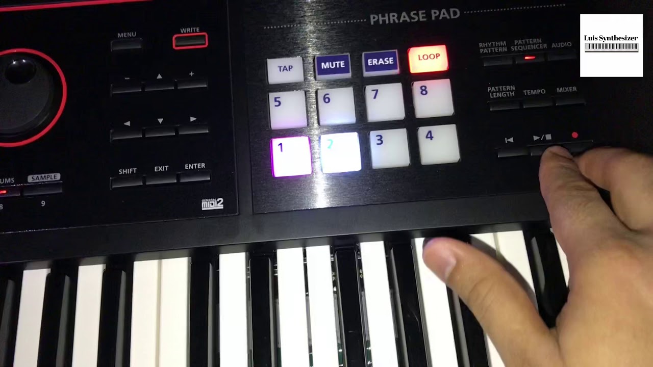 Cómo hacer una secuencia en el Roland XPS-30
