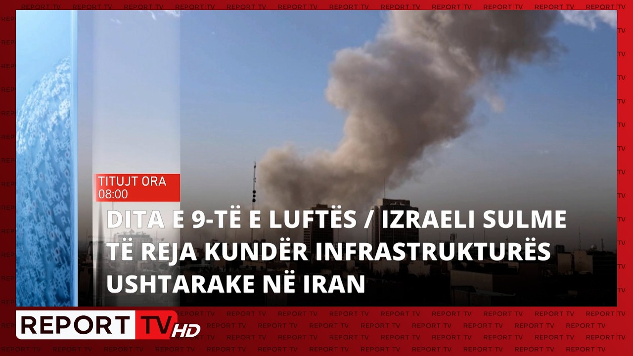 Report TV- Titujt kryesorë të lajmeve ora 08:00 (08.03.2026)