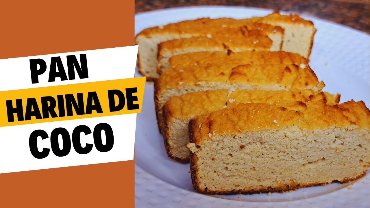 PAN DE HARINA DE COCO-FACIL Y SIN GLUTEN