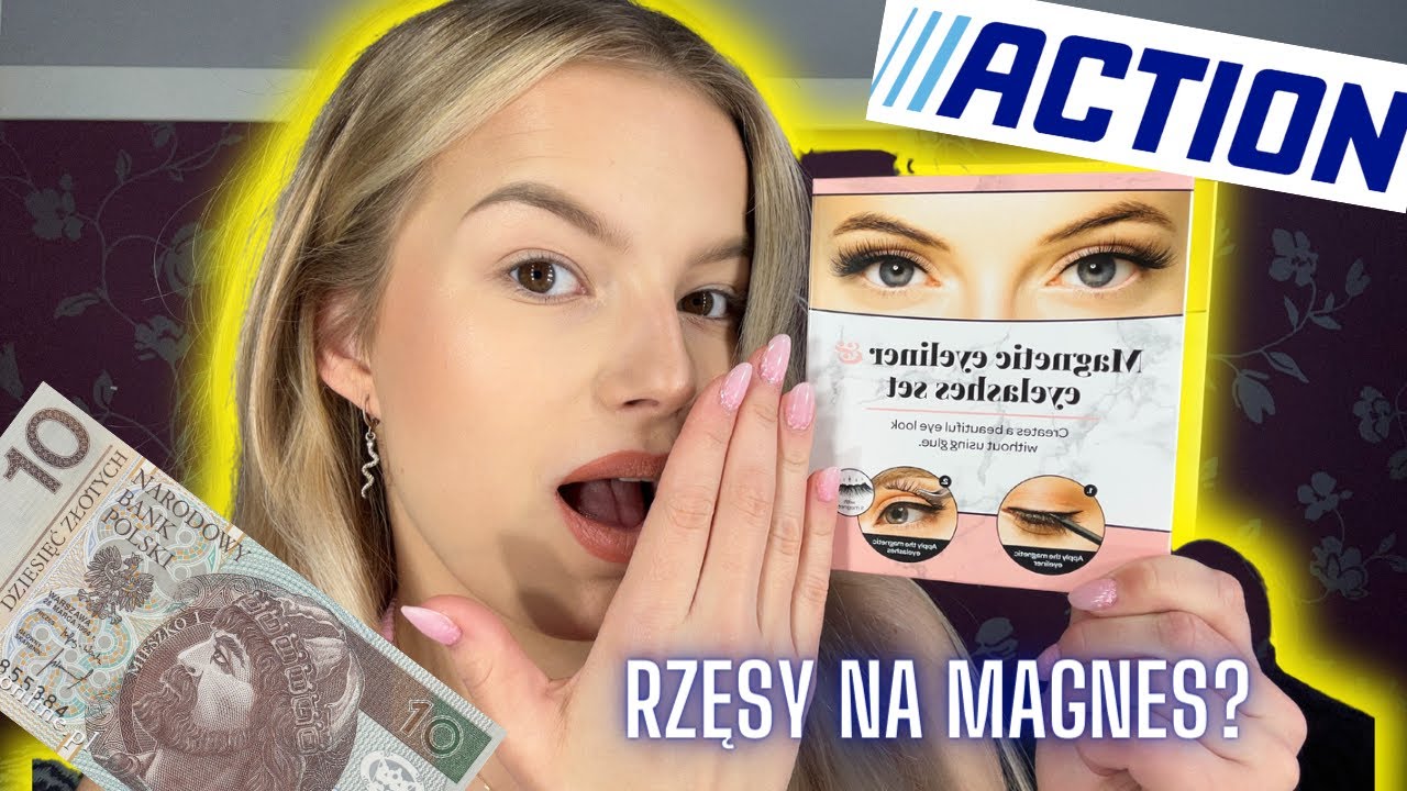 MAGNETYCZNE RZĘSY ZA 10 ZŁ Z ACTION? *10h test*