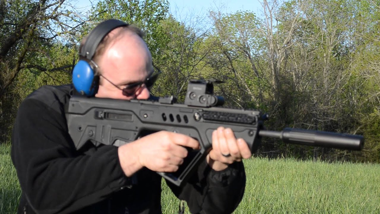 IWI Tavor with AAC SDN-6 suppressor