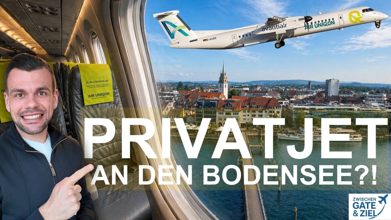 🛩️ PRIVATJET-Gefühl ab 99€? | Air Uniqon verbindet den Bodensee wieder mit Deutschland
