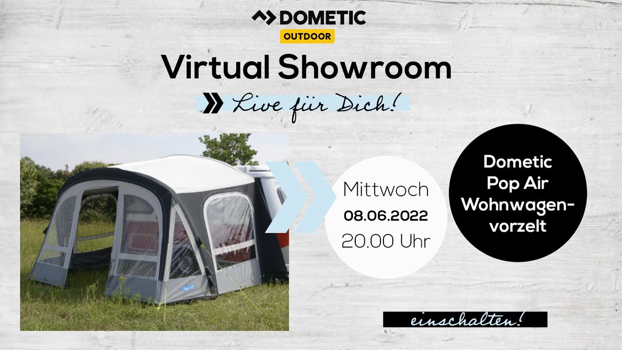 +++ Dometic Pop Air Pro 365 Wohnwagenvorzelt ++