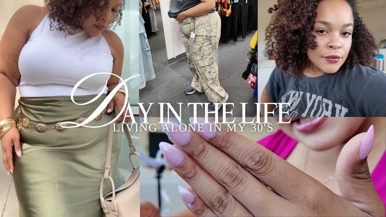 VLOG - OUTFIT HUNTING BREEZY BOWL PREP | CONTENT DAY | GLAMNETIC NAILS PRESS ON NAILS