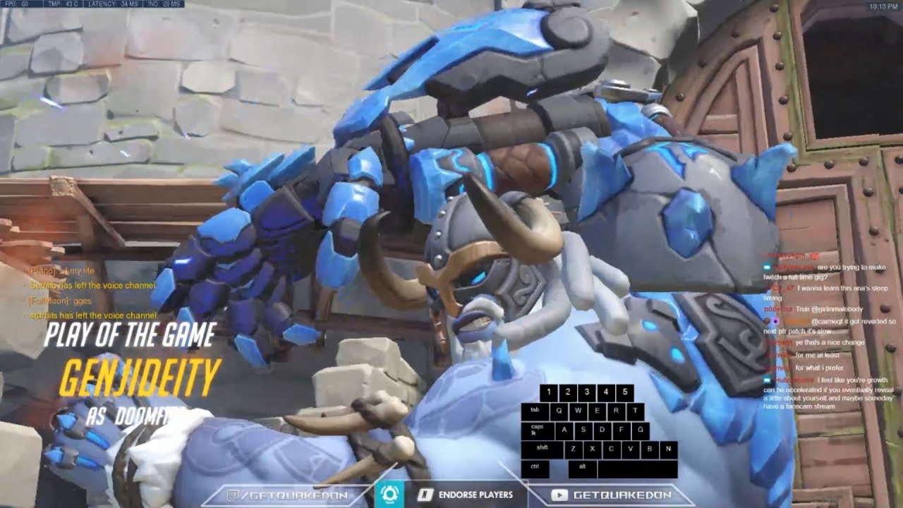 Overwatch Doomfist God GetQuakedOn Intense Gameplay Feat Samito