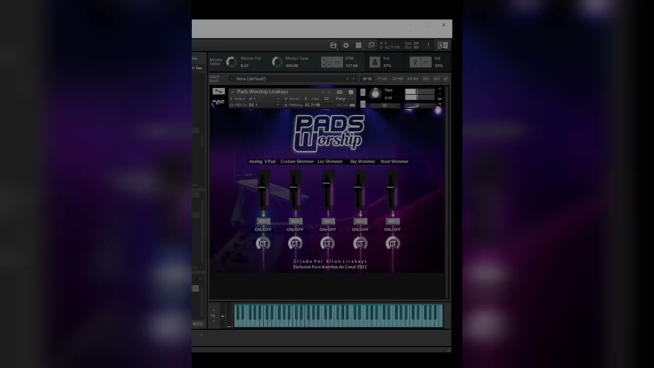 Kontakt Worship - Piano Pads Lirakeys ( LINK DESCARGA)