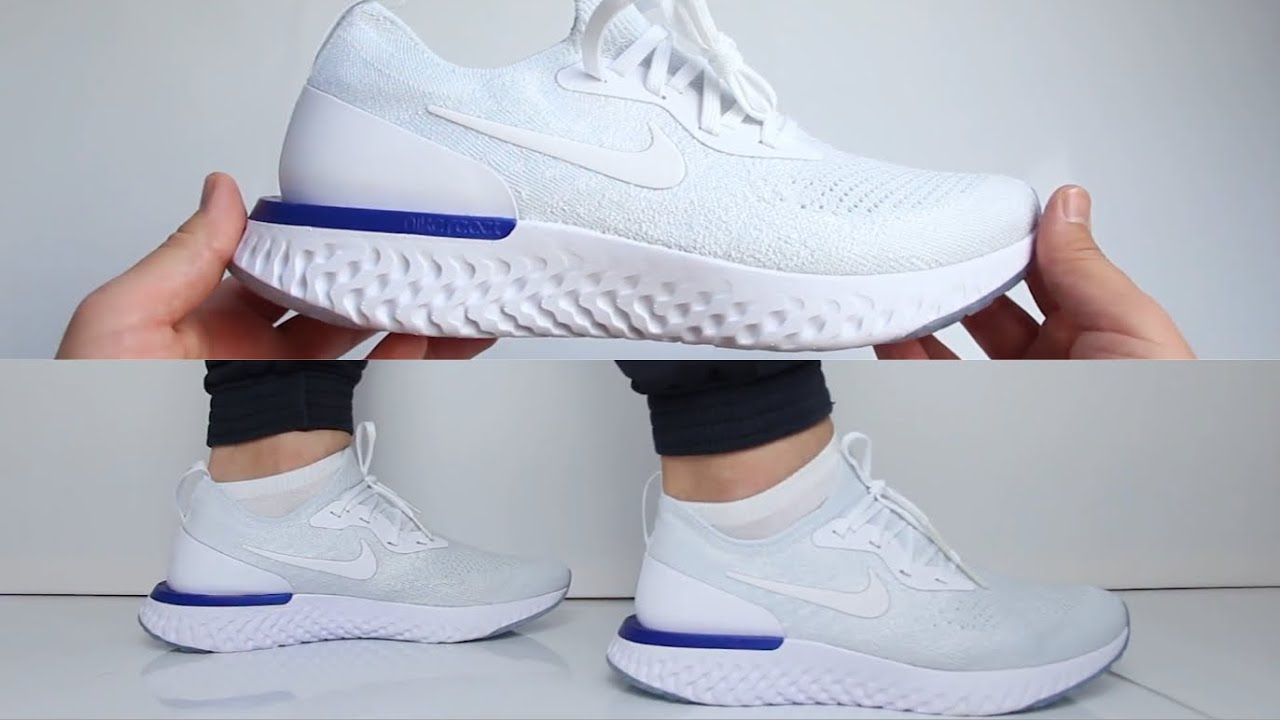 Nike Epic React Flyknit ''Triple White'' | ON FEET & UNBOXING