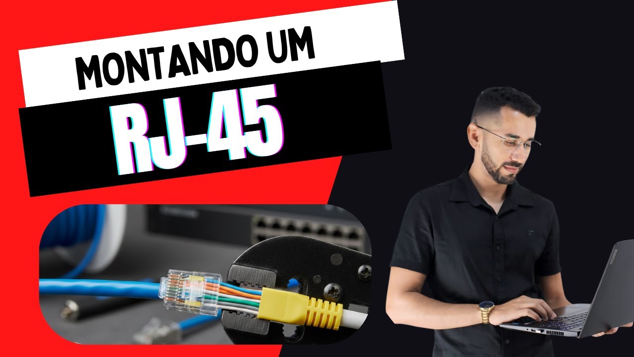 Montagem de conector RJ-45 com cabo CAT5E Gigabit: Padrão T568A na Prática