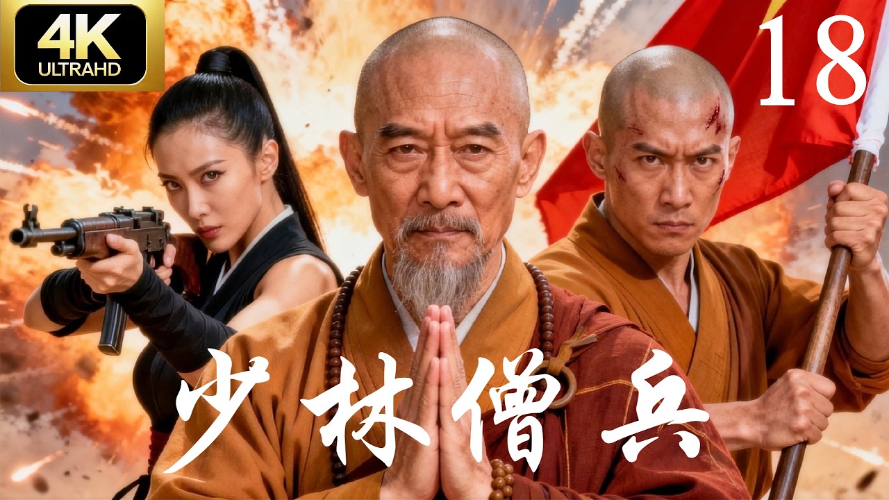 完结《少林僧兵》第18集｜国难危急，少林武僧强势反击｜4K经典抗日剧完整版⚔️