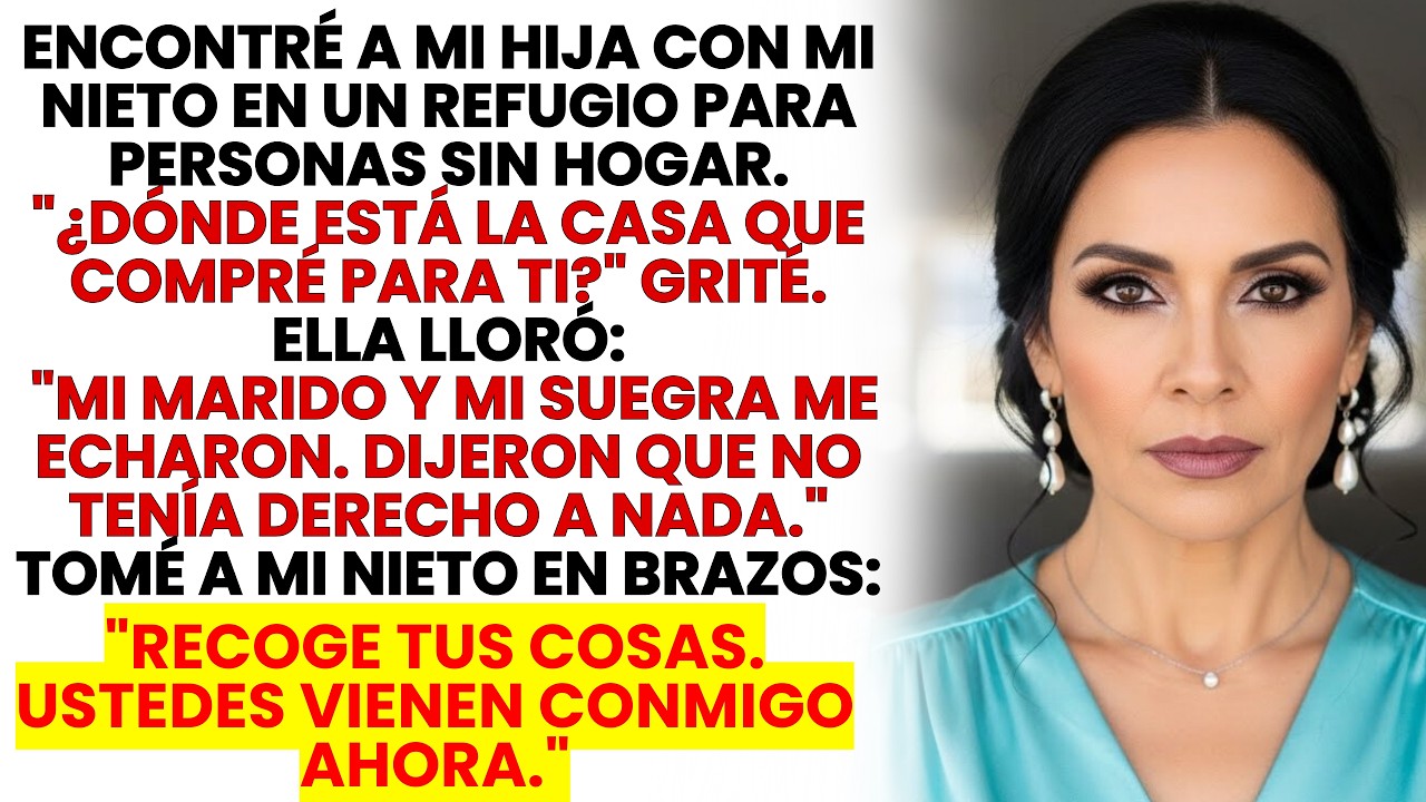 Mi Yerno Y Su Madre Echaron A Mi Hija De La Casa Que Yo Compré… No Se Imaginaban…