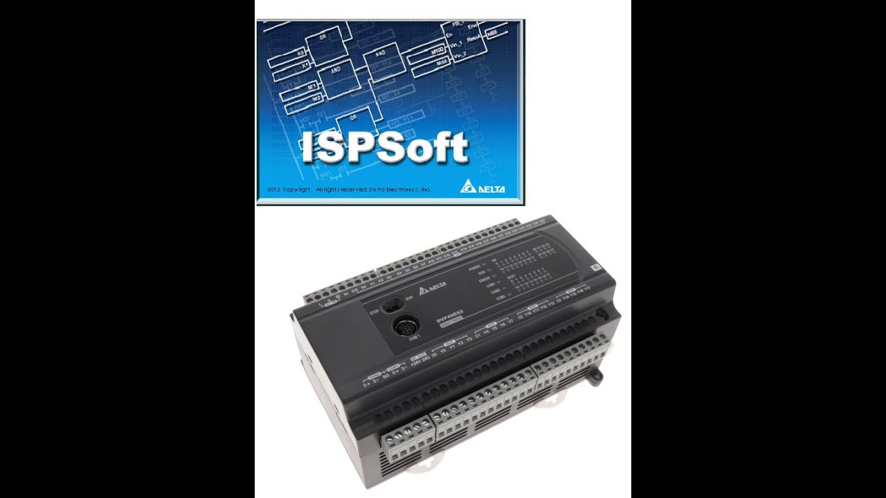 Delta PLC upload/download program with ISPSoft