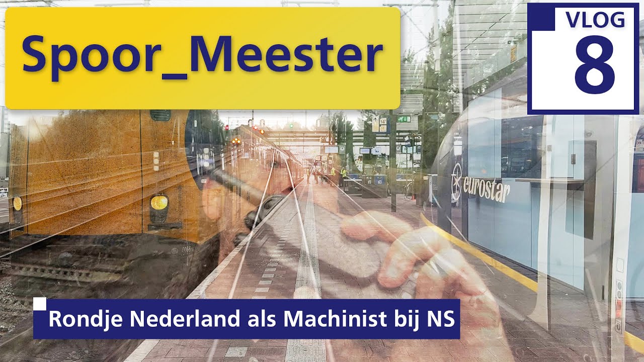 (4K) #railway #cabview #vlog #treinleven #trein | Draai een dienst mee als NS #machinist