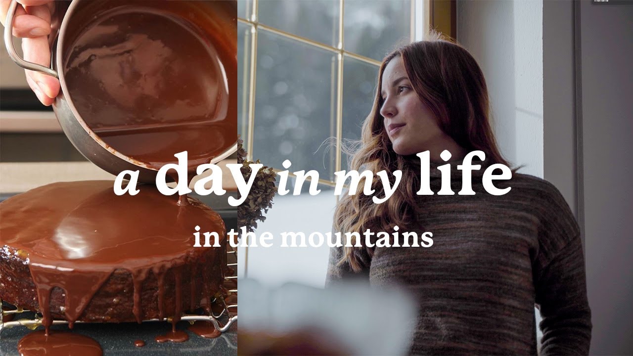 Cottage life in the Italian Dolomites | Garden Chores and Baking Sachertorte