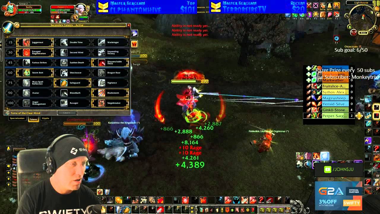 Swifty BG New Warrior Spec