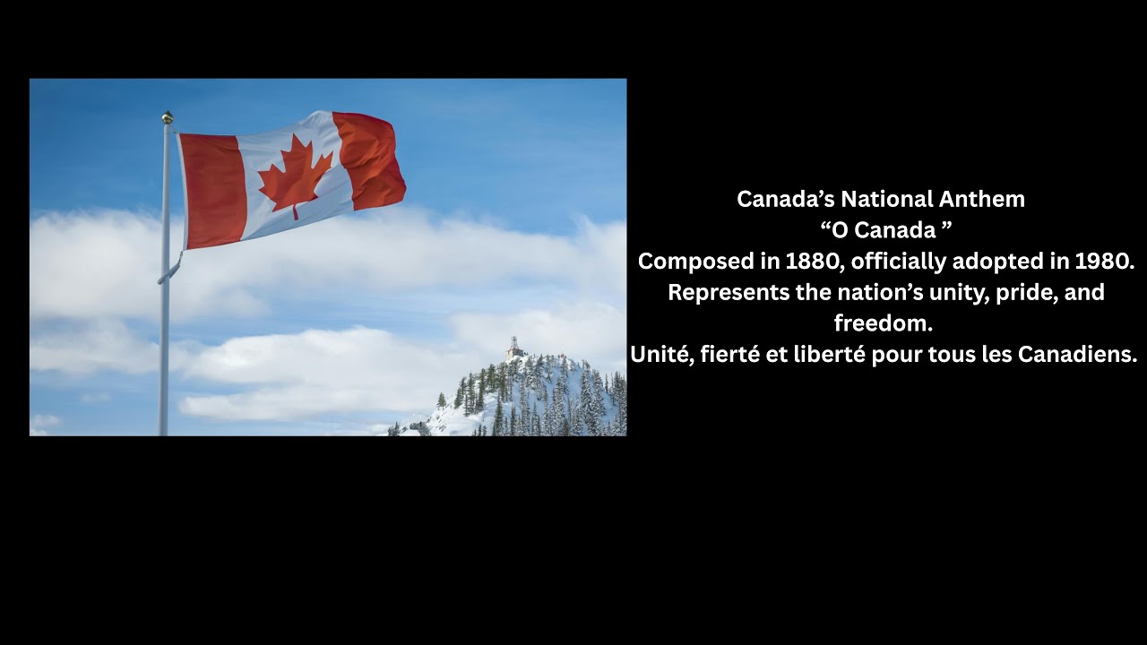 O Canada – Canadian National Anthem | Lyrics | 🇨🇦