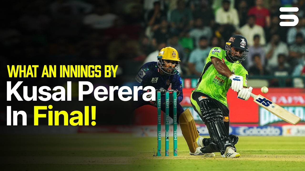 Kusal Perera Heroics in the Thrilling Final | Quetta Vs Lahore | HBL PSL X | Final | M3O1J