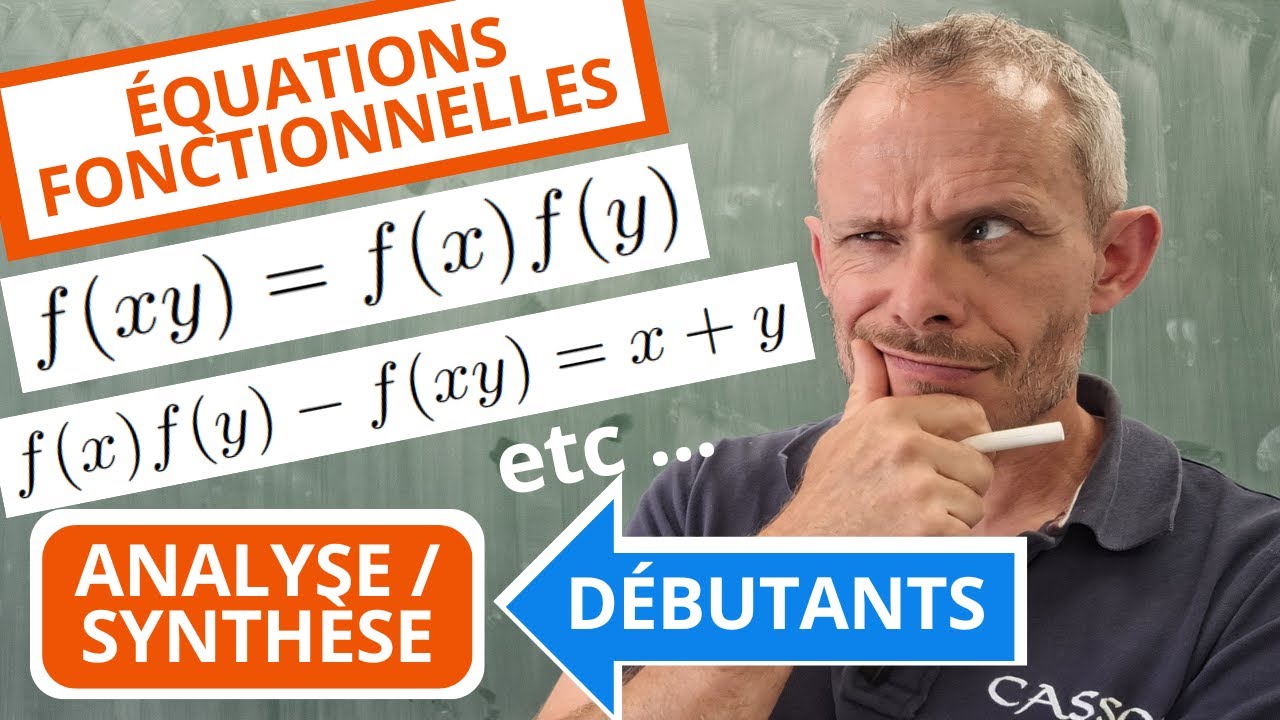 Équations fonctionnelles basiques. (début sup/L1)
