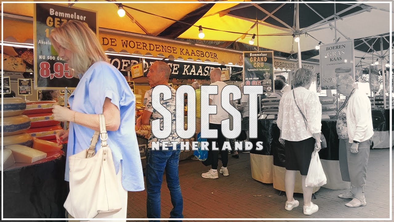 Small towns and villages in the Netherlands - Soest Walking Tour / Netherlands - 2024 /4k
