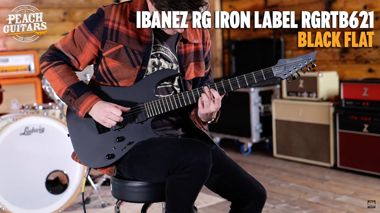 Никаких разговоров...Только звуки | Ibanez RG IronLabel | RGRTB621 &mdash; чёрная плоская