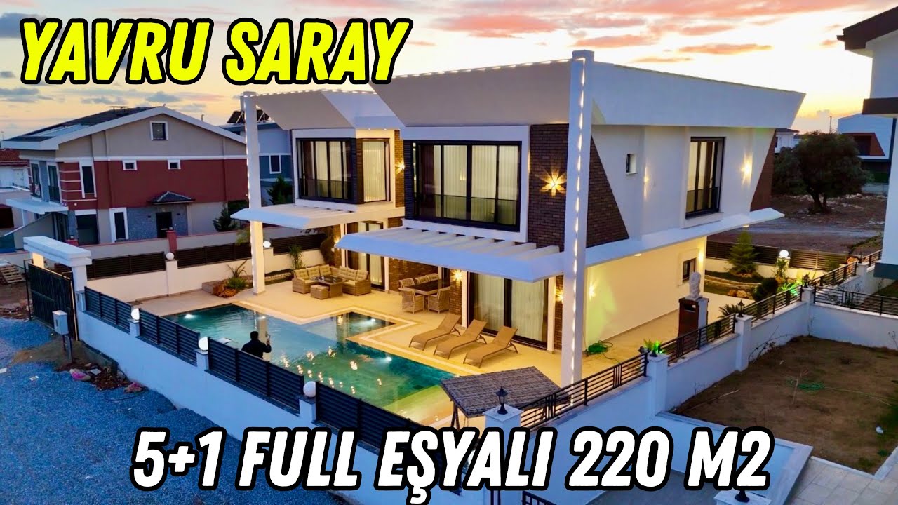 Işıltısıyla Didimi Aydınlatan Full Eşyalı Yerden Isıtmalı Akıllı Sistem Ultra Lüks Villa / No:402