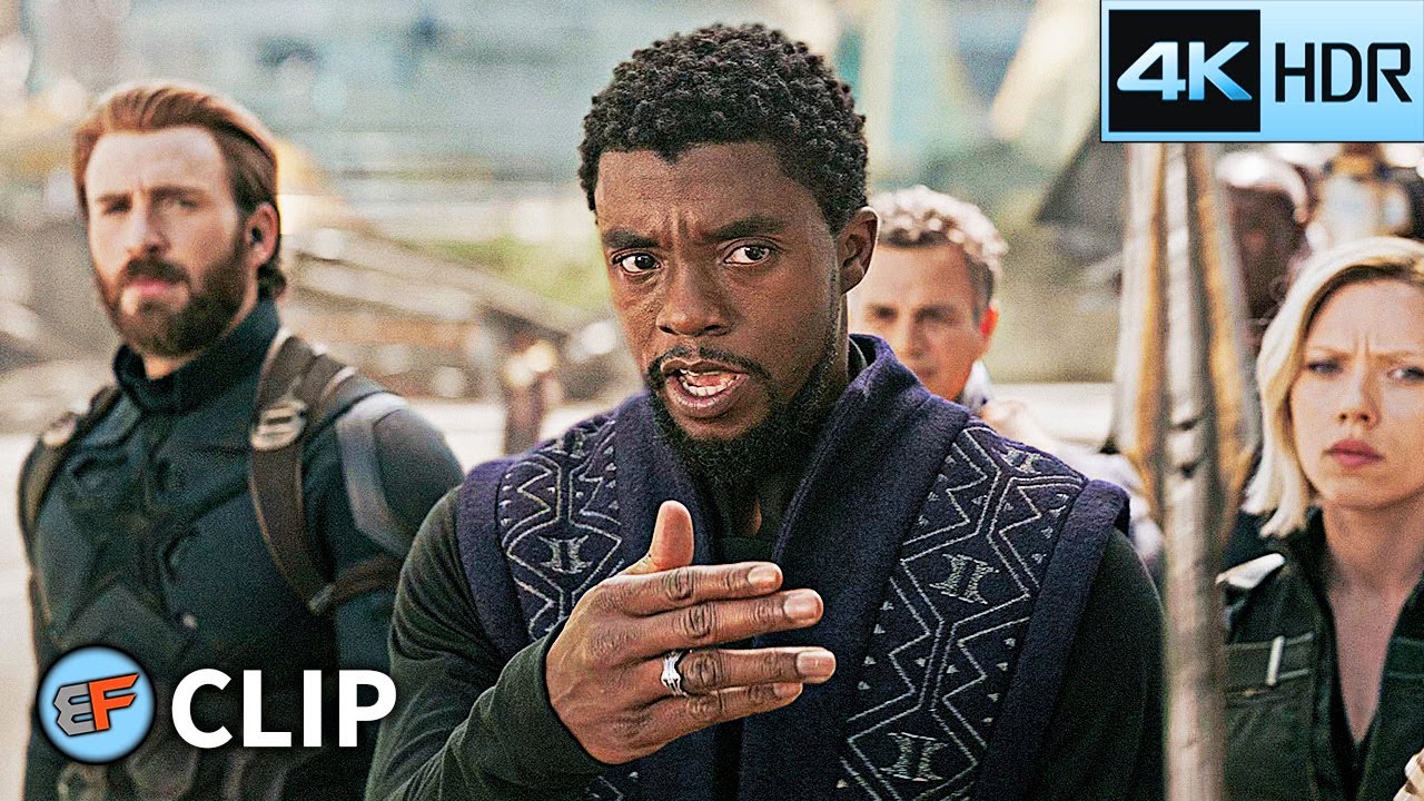 Avengers Arrive in Wakanda Scene | Avengers Infinity War (2018) IMAX 4K HDR Movie Clip