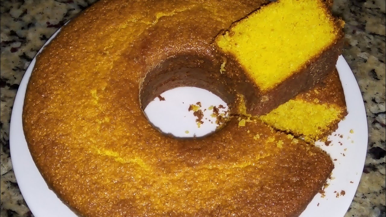 Bolo Flocão de milho  sem farinha de trigo...