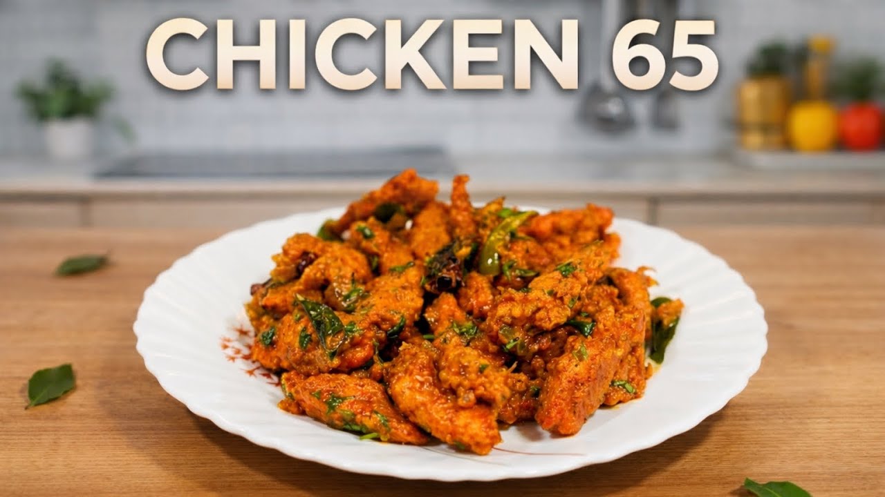 Yummy Restaurant Style Chicken 65! Must try recipe!!