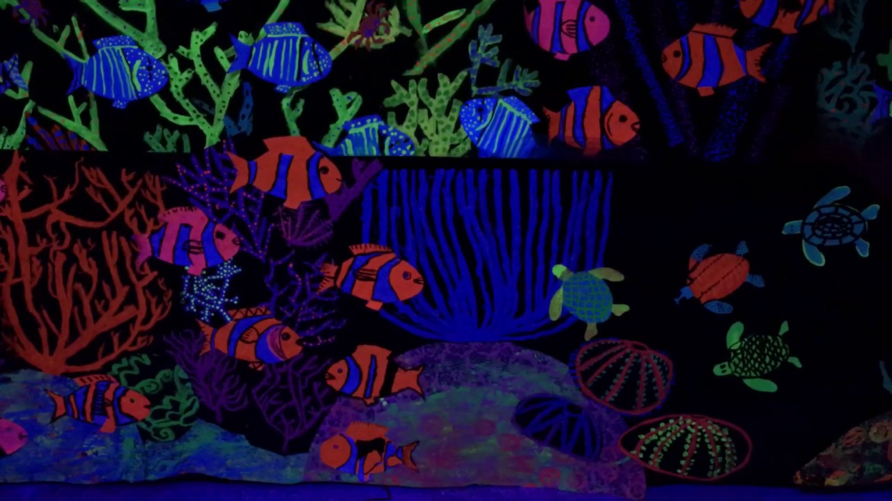 Black Light Under the Sea Art Show