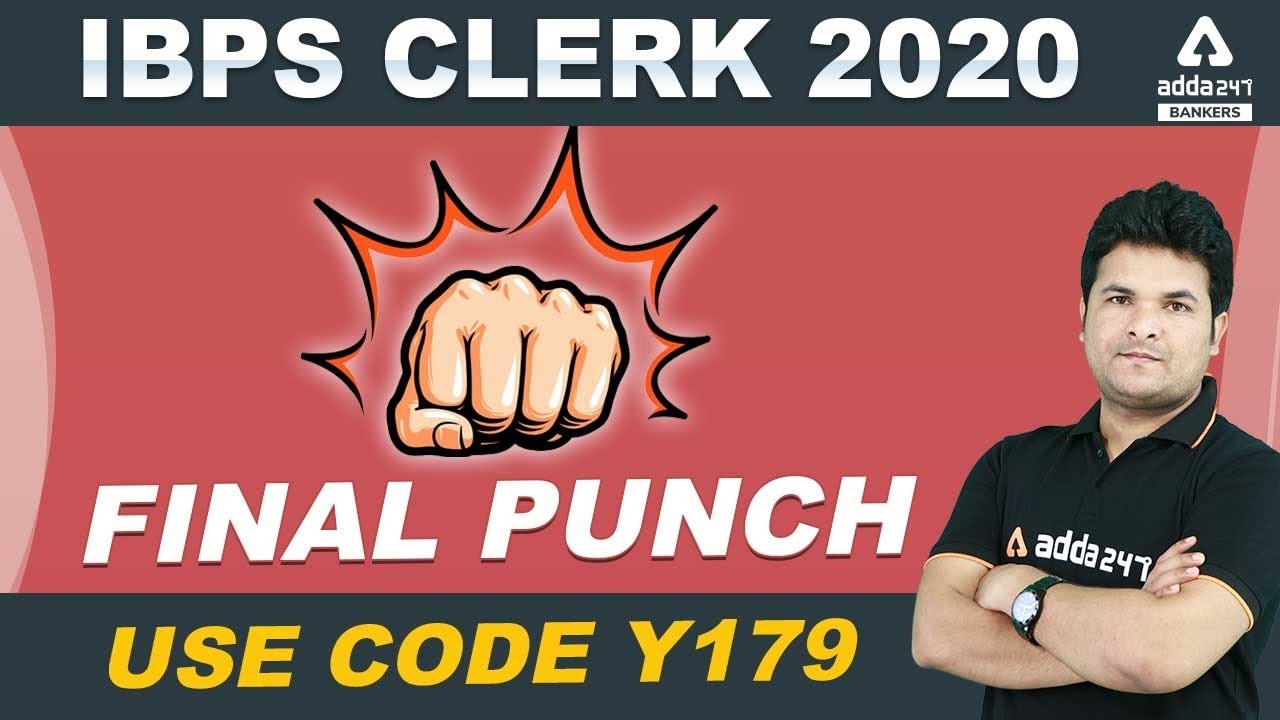 Final Punch for IBPS CLERK 2020 | Adda247