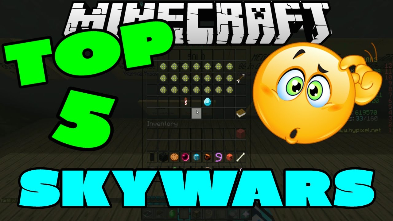 TOP 5 BEST HYPIXEL SKYWARS MAPS!