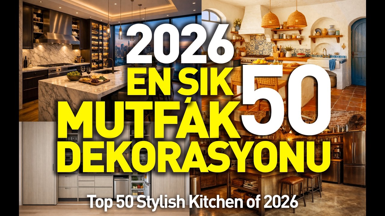 MUTFAK DEKORASYONU / &Ouml;RNEK MUTFAK MODELLERİ / KAPAK MODELLERİ / MUTFAK DOLAPLARI / İLHAM VEREN