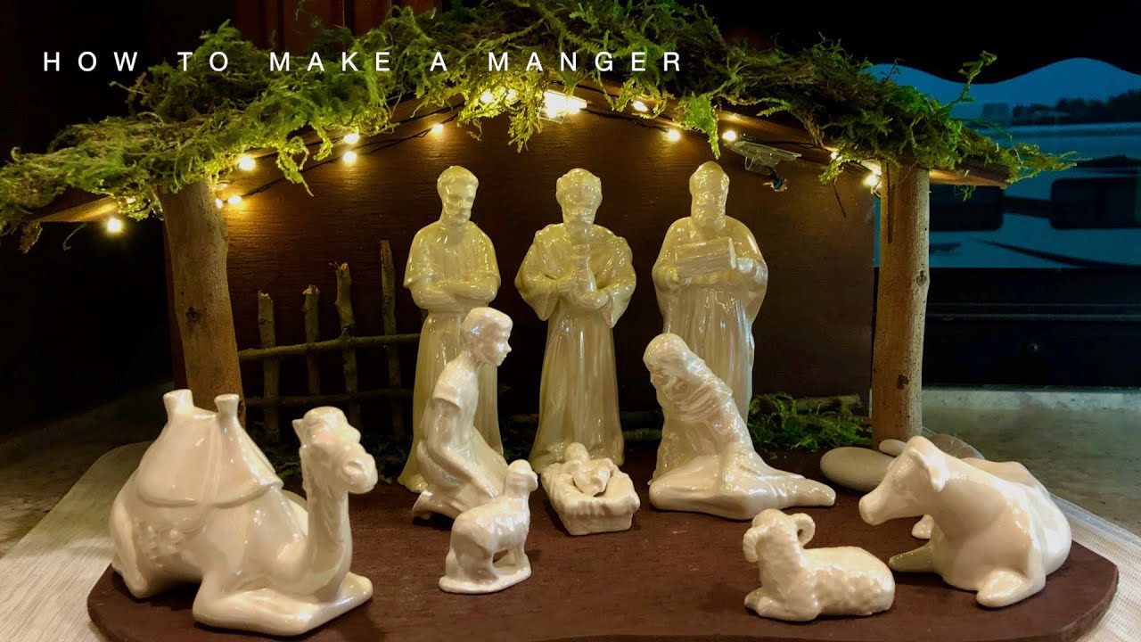 How To Make A Manger For Nativity Set